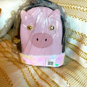 NWT Betsey Johnson SM Backpack - When Pigs Fly